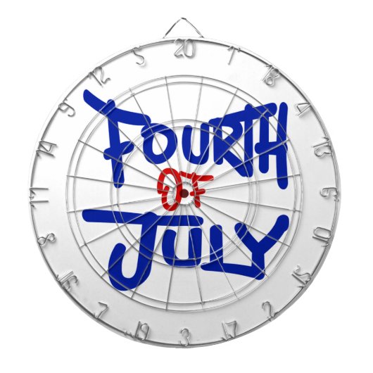 7月4日 ダーツボード (正面)