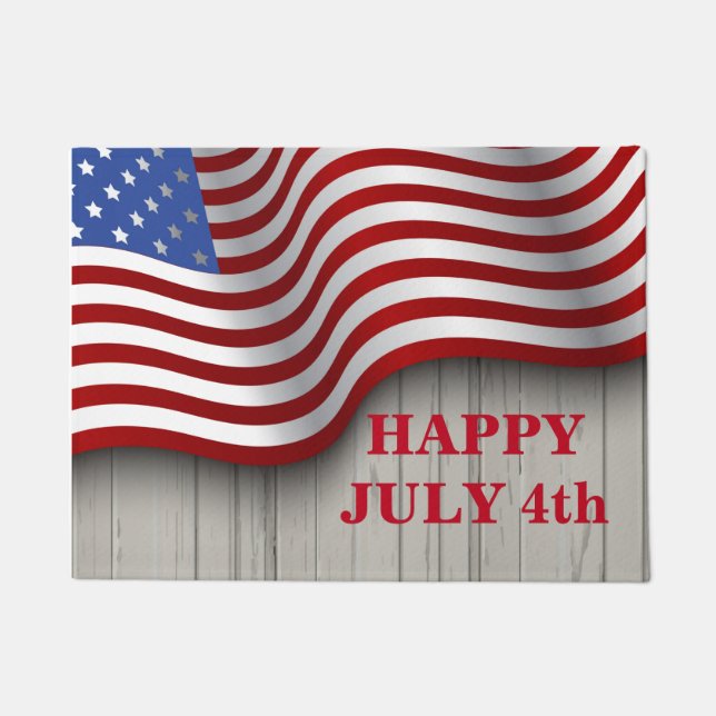 7月4日 ドアマット (正面)