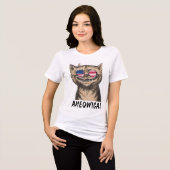 7月4日 ネコTシャツ、AMEOWICA! トライブレンドTシャツ (正面全面)