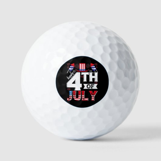 7月4日 ハット メダリオン ゴルフボール (正面)