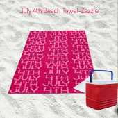 7月4日 ビーチタオル