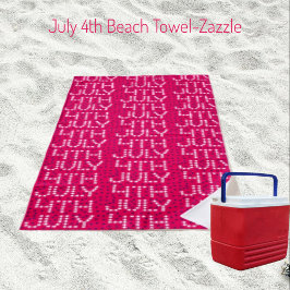7月4日 ビーチタオル