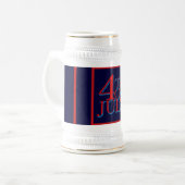7月4日 - ビールジョッキ (正面左)