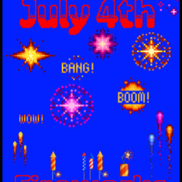 7月4日（ピクセル） Tシャツ