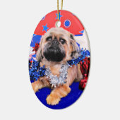 7月4日-ブリュッセルGriffon -オリバー セラミックオーナメント (左)