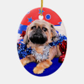 7月4日-ブリュッセルGriffon -オリバー セラミックオーナメント (正面)