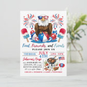 7月4日 プールパーティー BBQ 7月4日 招待状 (スタンド正面)