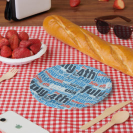 7月4日 ペーパープレート