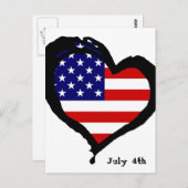 7月4日 ポストカード (正面/裏面)