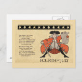 7月4日 ポストカード (正面/裏面)