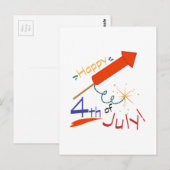 7月4日 ポストカード (正面/裏面)