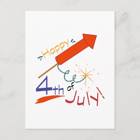 7月4日 ポストカード (正面)