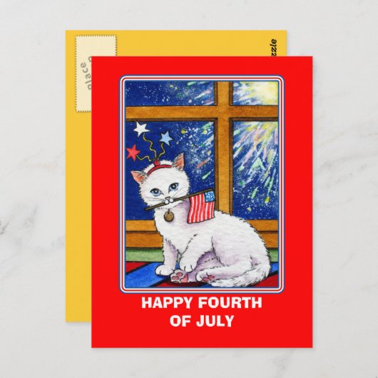 7月4日 ポストカード (正面/裏面)