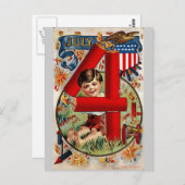 7月4日 ポストカード (正面/裏面)