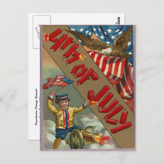 7月4日 ポストカード (正面/裏面)