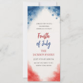 7月4日 ミニマル デジタル ダウンロード 招待状 (正面)