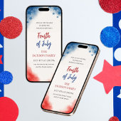 7月4日 ミニマル デジタル ダウンロード 招待状