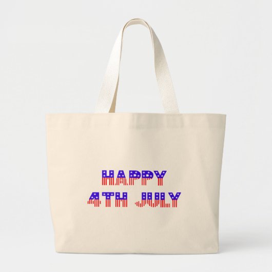 7月4日 ラージトートバッグ (正面)