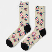 7月4日 レッド+ブルー ソックス (左)