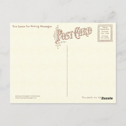 7月4日 ヴィンテージおじさんサム ポストカード (裏面)