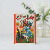 7月4日 – ヴィンテージ芸術 ポストカード (スタンド正面)