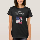 7月4日 創立250周年おめでとうございます Tシャツ (正面)