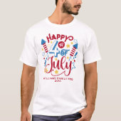 7月4日 名前入り Tシャツ (正面)