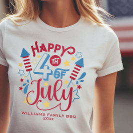 7月4日 名前入り Tシャツ