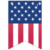 7月4日、国旗、赤、白、青 バンティングフラッグ (第1の旗)