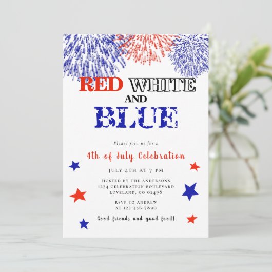 7月4日（土）夏BBQ 招待状 (スタンド正面)