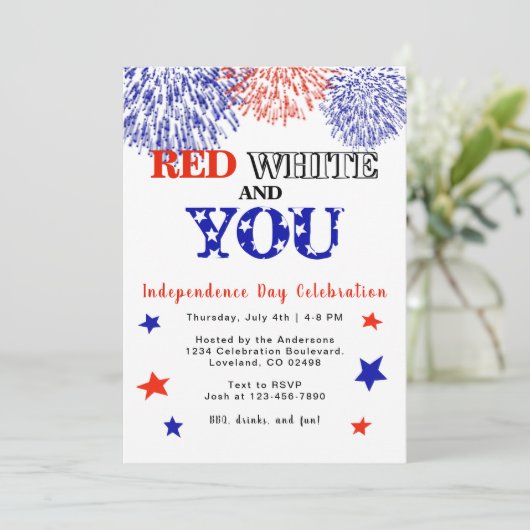 7月4日（土）夏BBQ 招待状 (スタンド正面)