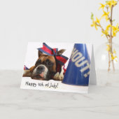 7月4日(土)義和団挨拶カード カード (黄色い花)