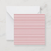 7月4日 愛国的なハウンドドッグ オーダーメイド ノートカード (裏面)