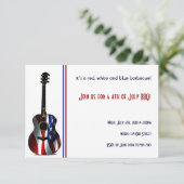 7月4日 愛国的な旗のギター 招待状 (スタンド正面)