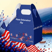 7月4日 愛国者たちの星 アメリカ国旗 バーベキュー パーティー フェイバーボックス