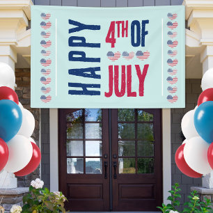 7月4日 愛国 横断幕