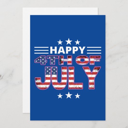 7月4日 招待状 (正面/裏面)