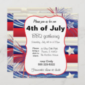 7月4日 招待状 (正面/裏面)