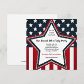 7月4日 招待状 (正面/裏面)