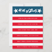 7月4日 招待状 (正面)