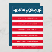 7月4日 招待状 (正面/裏面)