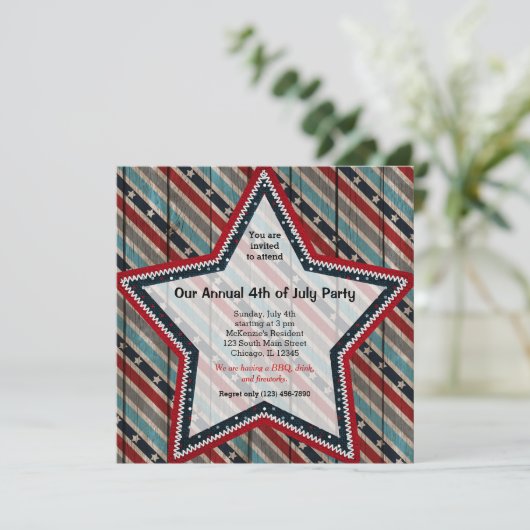 7月4日 招待状 (スタンド正面)