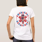 7月4日 救急救命士 愛国心あふれるER Tシャツ (裏面)