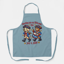 7月4日(日)米国250周年記念100周年 エプロン