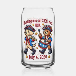 7月4日(日)米国250周年記念100周年 ガラス缶
