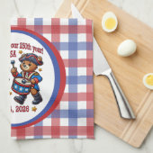 7月4日(日)米国250周年記念100周年 キッチンタオル (四つ折り)