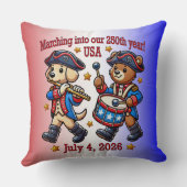 7月4日（日）米国250周年記念100周年 クッション (裏面)