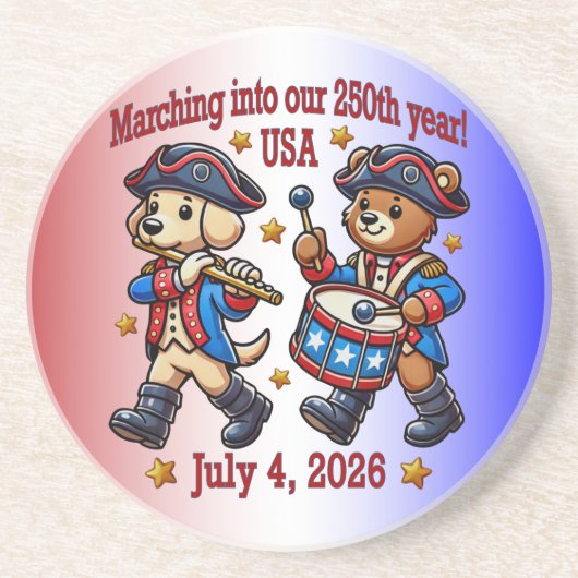 7月4日（日）米国250周年記念100周年 コースター (正面)