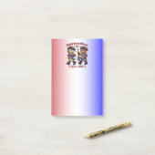 7月4日(日)米国250周年記念100周年 ポストイット (デスク上)