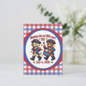 7月4日（日）米国250周年記念100周年 ポストカード (スタンド正面)